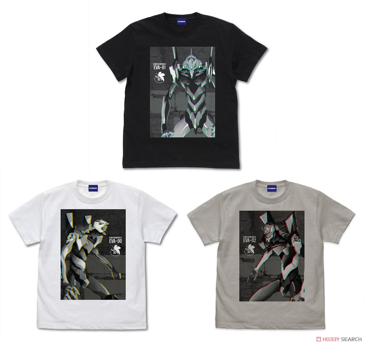 Evangelion Evangelion Proto Type-00 Effect Visual T-Shirt White M (Anime Toy) Other picture1