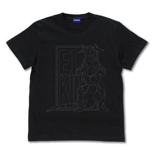 ウルトラセブン エレキング イラストタッチTシャツ BLACK M (キャラクターグッズ)