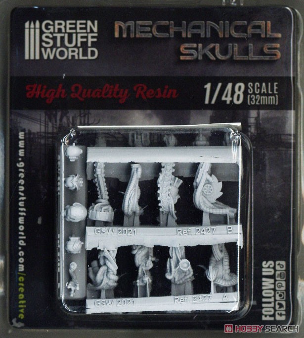 Diorama Accessory Resin Mechanical Skulls (Plastic model) Item picture1