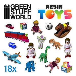 Diorama Accessory Children Toys Resin Set (Plastic model)