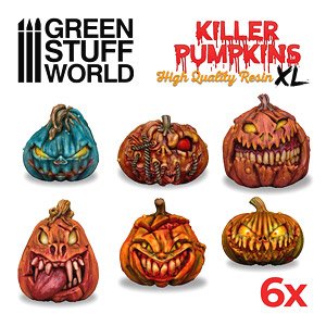 Diorama Accessory Large Killer Pumpkins Resin Set (Plastic model)