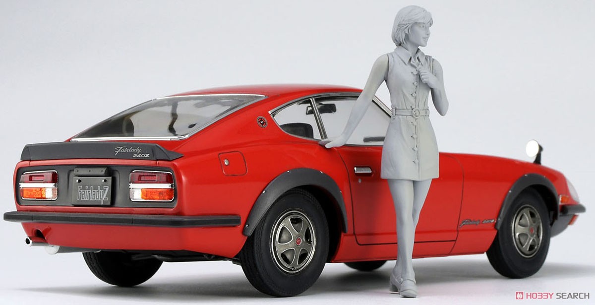 Datsun Fairlady 240ZG w/70`s Girls Figure (Model Car) Item picture1