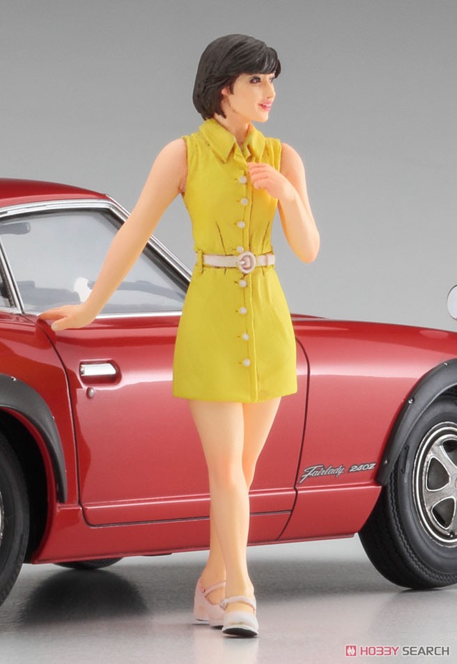Datsun Fairlady 240ZG w/70`s Girls Figure (Model Car) Item picture5