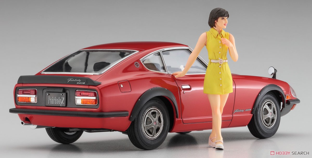 Datsun Fairlady 240ZG w/70`s Girls Figure (Model Car) Item picture6
