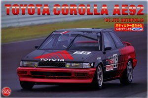 1/24 レーシングシリーズ トヨタ カローラ レビン AE92 Gr.A 1991 オートポリス ボディカラーマスキングシート付属 (プラモデル)
