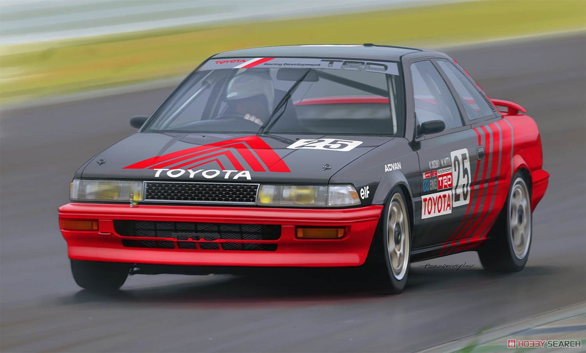 1/24 Racing Series Toyota Corolla Levin AE92 Gr.A 1991 Autopolis Body Color w/Masking Sheet (Model Car) Other picture3