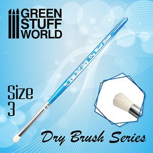 Blue Series Dry Brush - Size 3 (Hobby Tool)