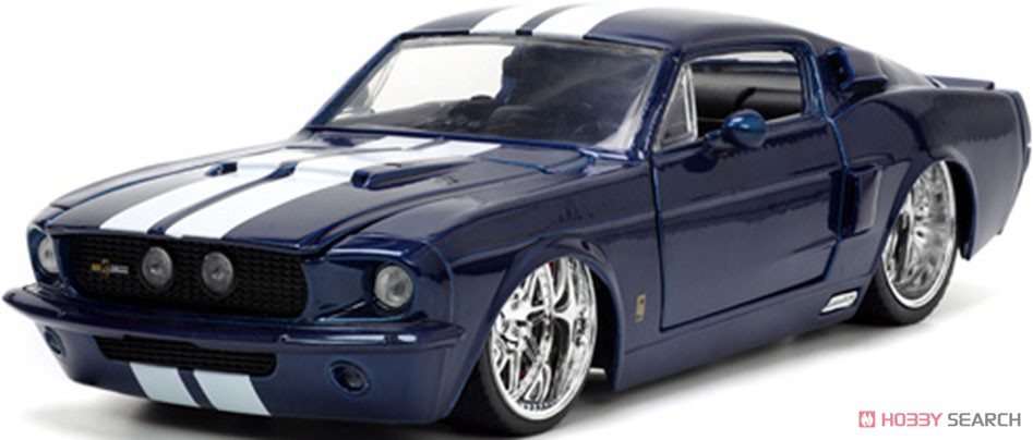 1967 シェルビー GT500 ブルー/ホワイト (ミニカー) 商品画像1
