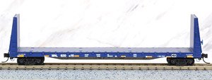 054 00 330 (N) 61` Bulkhead Flat Car MONTANA RAIL LINK (RD# MRL 62015) (Model Train)