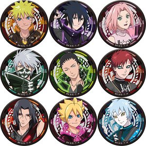 「NARUTO」 「BORUTO」 【第2弾】 描き下ろし缶バッジコレクション (9個セット) (キャラクターグッズ)