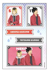 PETANT Sticker [Haikyu!!] 02 Kenma Kozume & Tetsuro Kuroo Rain Ver. (Anime Toy)