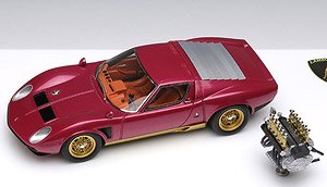 Lamborghini Jota SVJ #4892 with V12エンジン (ミニカー)
