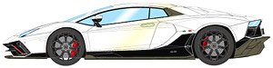 Lamborghini Aventador LP780-4 Ultimae 2021 (Leirion Wheel) Bianco Opalis / Black (Diecast Car)