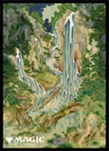 マジック：ザ・ギャザリング プレイヤーズカードスリーブ MTGS-214 『神河：輝ける世界』 「浮世絵」 土地 《島》 (A) (カードスリーブ)