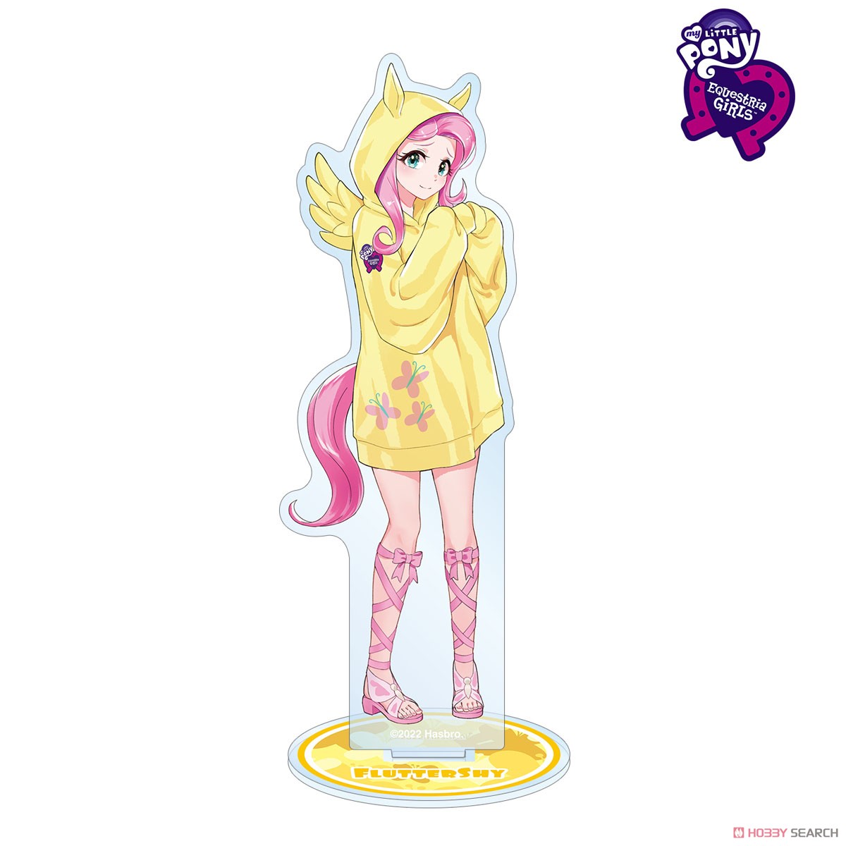 My Little Pony: Equestria Girls [Especially Illustrated] Fluttershy Art by Yoshito Matsumoto Big Acrylic Stand (Anime Toy) Item picture1