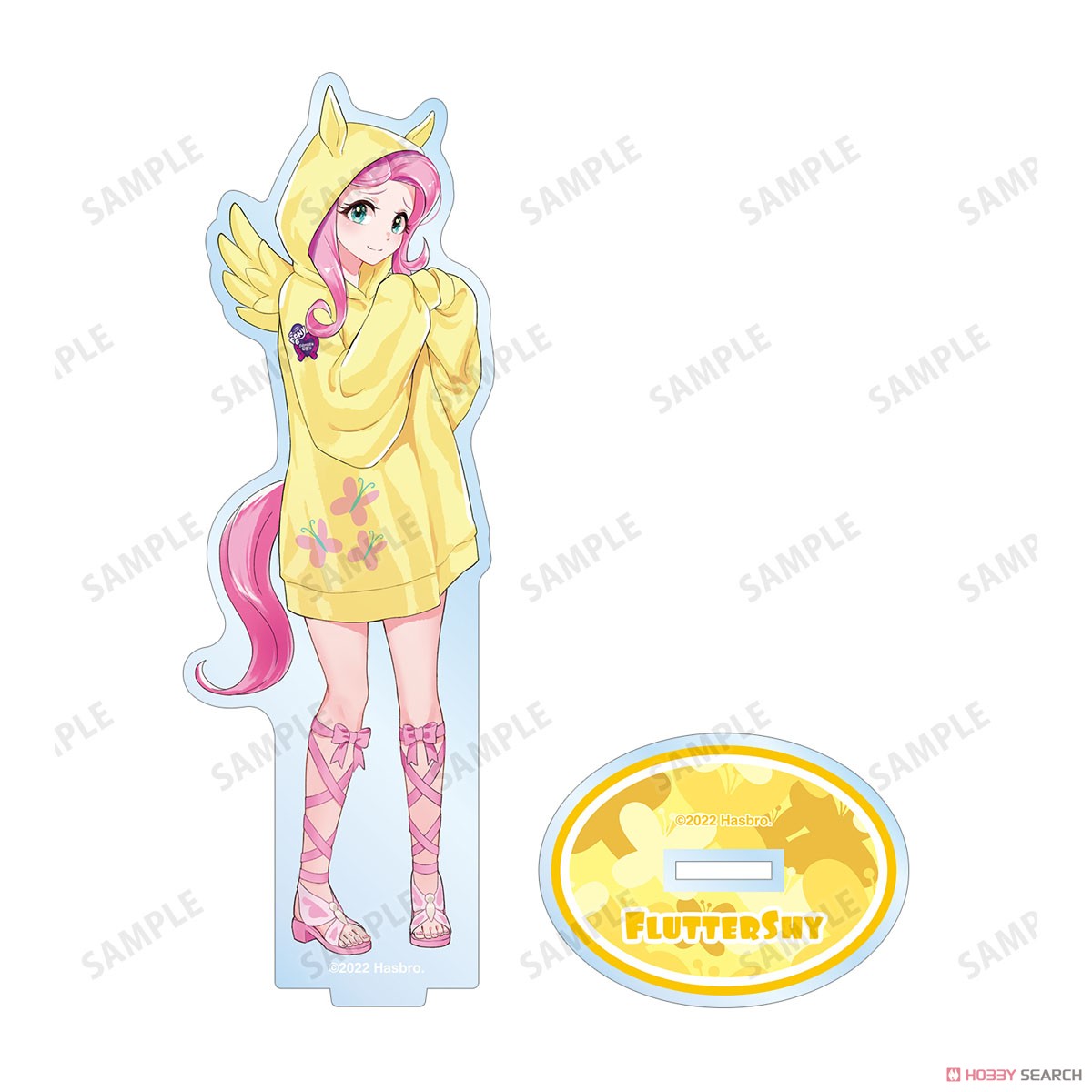 My Little Pony: Equestria Girls [Especially Illustrated] Fluttershy Art by Yoshito Matsumoto Big Acrylic Stand (Anime Toy) Item picture2