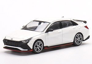 Hyundai エラントラ N セラミックホワイト (左ハンドル) (ミニカー)
