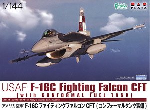 USAF F-16C Fighting Falcon CFT w/Conformal Fuel Tanks (Plastic model)