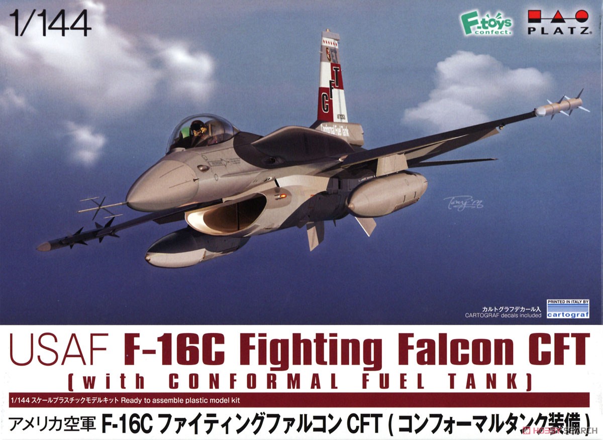 USAF F-16C Fighting Falcon CFT w/Conformal Fuel Tanks (Plastic model) Package1