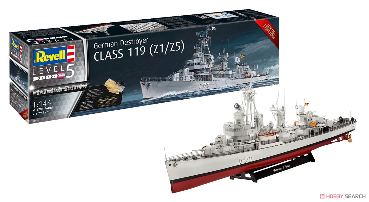 German Destroyer Class 119 (Z1/Z5) (Plastic model) Other picture3