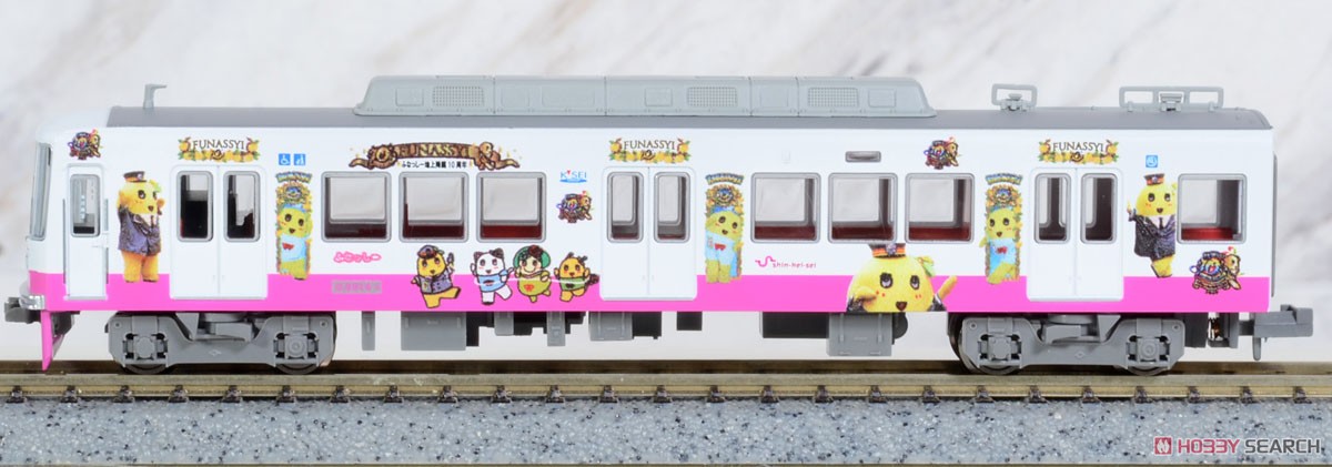 新京成 8800形 「ふなっしー」トレインタイプ 6両セット (6両セット) (鉄道模型) 商品画像2