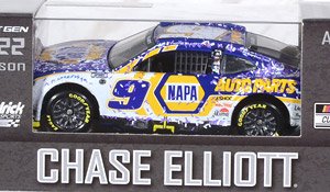 `チェイス・エリオット` #9 NAPA オートパーツ シボレー カマロ NASCAR ALLY400 ウィナー (ミニカー)