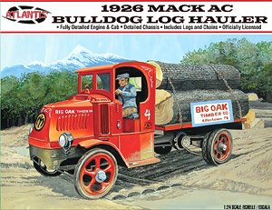 1926 マックAC ブルドッグ 丸太運搬トラック (プラモデル)