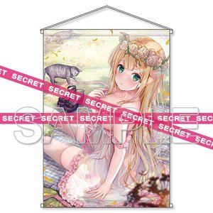 TwinBox描き下ろし 稲垣みなみの花とニャン×2 X-RATEDタペストリー (キャラクターグッズ)