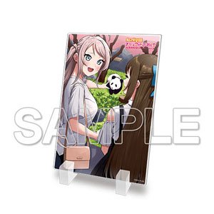 [Love Live! Nijigasaki High School School Idol Club] Mini Acrylic Plate Shizuku & Lanzhu (Anime Toy)