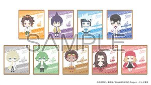 Shaman King x Pas Chara Collaboration Trading Mini Colored Paper (Set of 9) (Anime Toy)