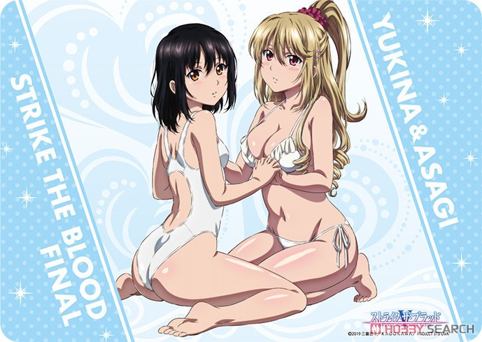 Character Universal Rubber Mat Strike the Blood Final [Yukina & Asagi] (Anime Toy) Item picture1