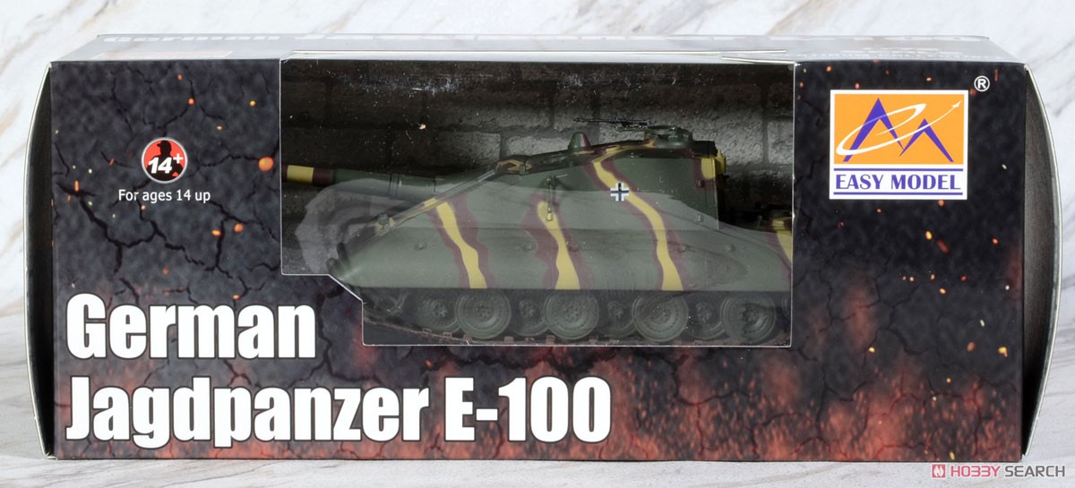 German Jagdpanzer E-100 (Light and Shadow Camouflage) (Pre-built AFV) Package1