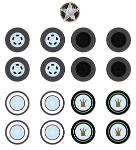 Auto Body Shop - Wheel & Tire Packs Series 8 - Hollywood Icons #2 (ミニカー)
