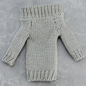 figma Styles Off-the-Shoulder Sweater Dress (Gray) (PVC Figure)