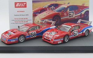 フェラーリ 512 BB LM デイトナ24時間 1979 #67/#68 ドライバーフィギュア付 (ミニカー)