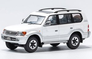 トヨタ ランドクルーザー プラド 90 -RHD- White (ミニカー)