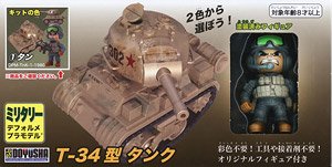 T-34 Tank (Tan) (Plastic model)