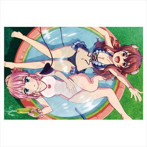 The Demon Girl Next Door 2-Chome 90cm Big Towel A [Yuko & Momo] (Anime Toy)