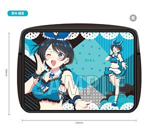 彼女、お借りします スクエアポーチ 更科瑠夏 (キャラクターグッズ)