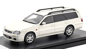 Nissan Stagea 25t RS FOUR S (1998) White Pearl (Diecast Car)