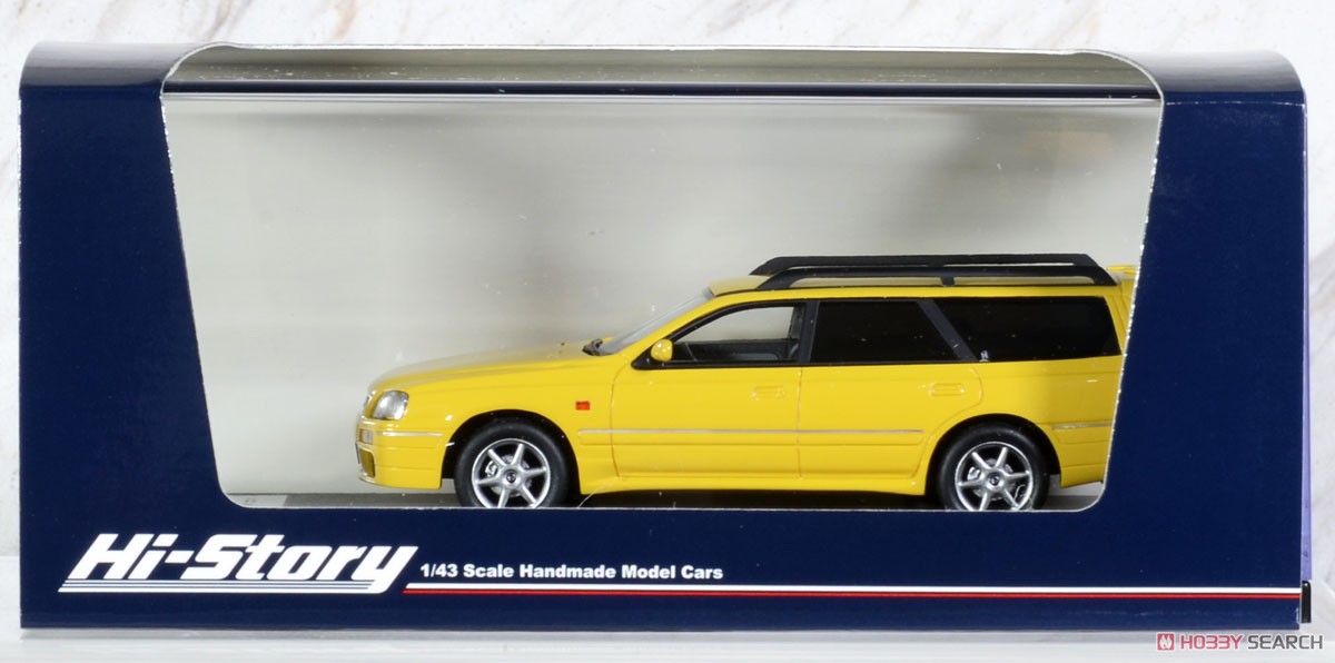 Nissan Stagea 25t RS FOUR S (1998) Lightning Yellow (Diecast Car) Package1