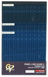 Panel Line Guide 1 Straight Guide (for Width 0.2 mm) (Hobby Tool)