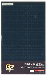 Panel Line Guide 1 Concave Point Guide (for Width 0.6 mm) (Hobby Tool)