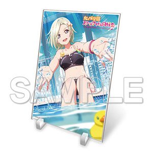 [Love Live! Nijigasaki High School School Idol Club] Big Acrylic Stand Mia Taylor Swimwear Ver. (Anime Toy)