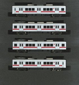 Tokyu Series 1000 (1014 Formation, Mekama Line) Four Car Formation Set (w/Motor) (4-Car Set) (Pre-colored Completed) (Model Train)