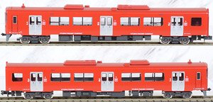 J.R. Kyushu Type KIHA200 (Red, 551+1551) Two Car Formation Set (w/Motor) (2-Car Set) (Pre-colored Completed) (Model Train)