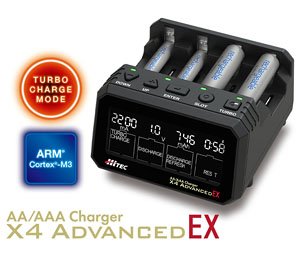 AA/AAA チャージャー X4 アドバンス EX (ミニ四駆)