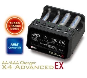 AA/AAA Charger X4 Advanced EX (Mini 4WD)