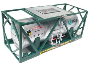 1/80(HO) Private Owner Tank Container UT13C-8000 TypeB Paper Kit (Unassembled Kit) (Model Train)