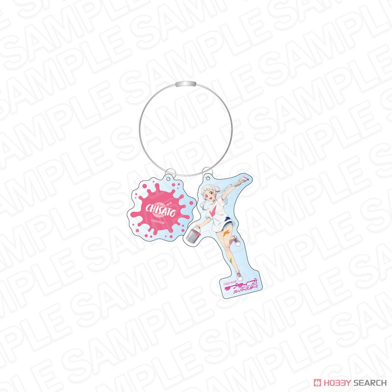 ラブライブ！スーパースター!! ワイヤーキーホルダー 嵐千砂都 ペインター ver. (キャラクターグッズ) 商品画像1